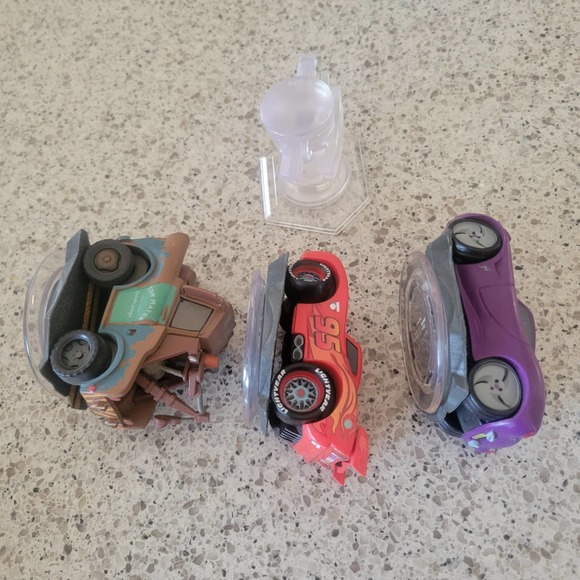 CARS DISNEY INFINITY LOT 4 Bundle Figure Characters+Crystal - Picture 6 of 9